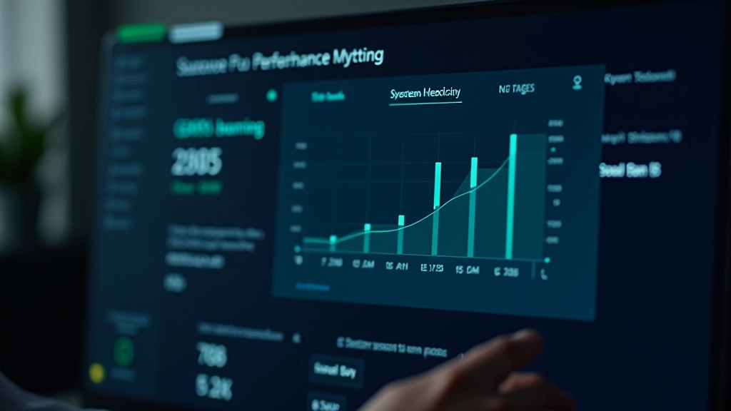 System performance monitoring showing CPU usage, RAM statistics, and disk activity for computer diagnostics